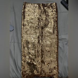 Sequins Midi Skirt